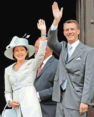 丹麦王子迎娶法国新王妃(图)