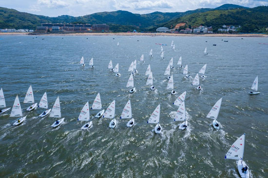 全国青年帆船锦标赛苍南收帆 决出近30个学青会决赛名额